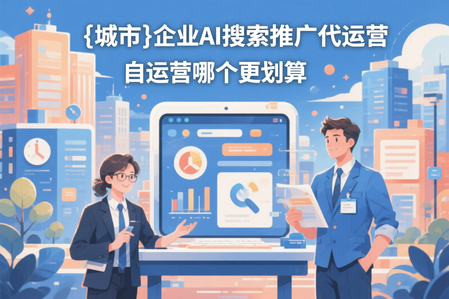 扬州企业AI搜索推广代运营和自运营哪个更划算