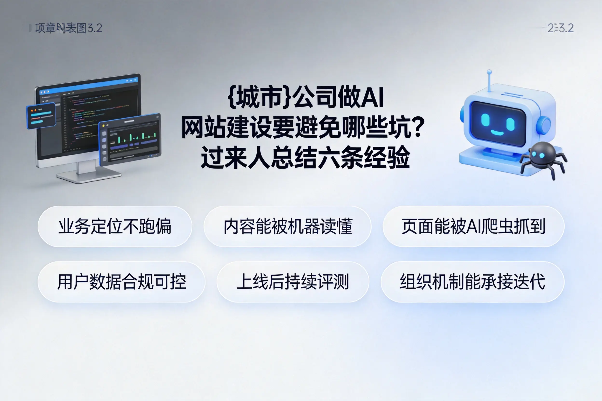 扬州公司做AI网站建设要避免哪些坑？过来人总结六条经验