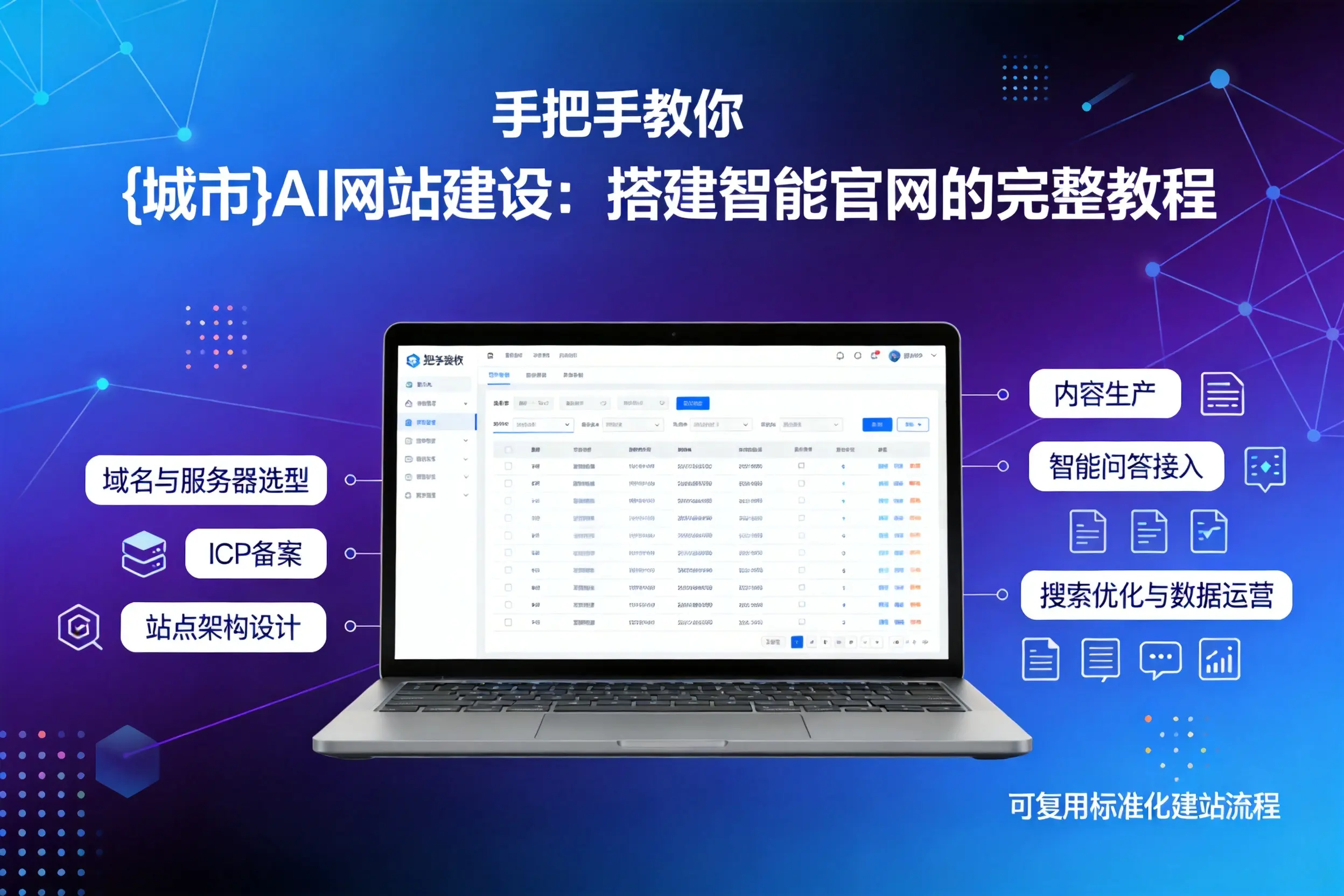 手把手教你扬州AI网站建设：搭建智能官网的完整教程