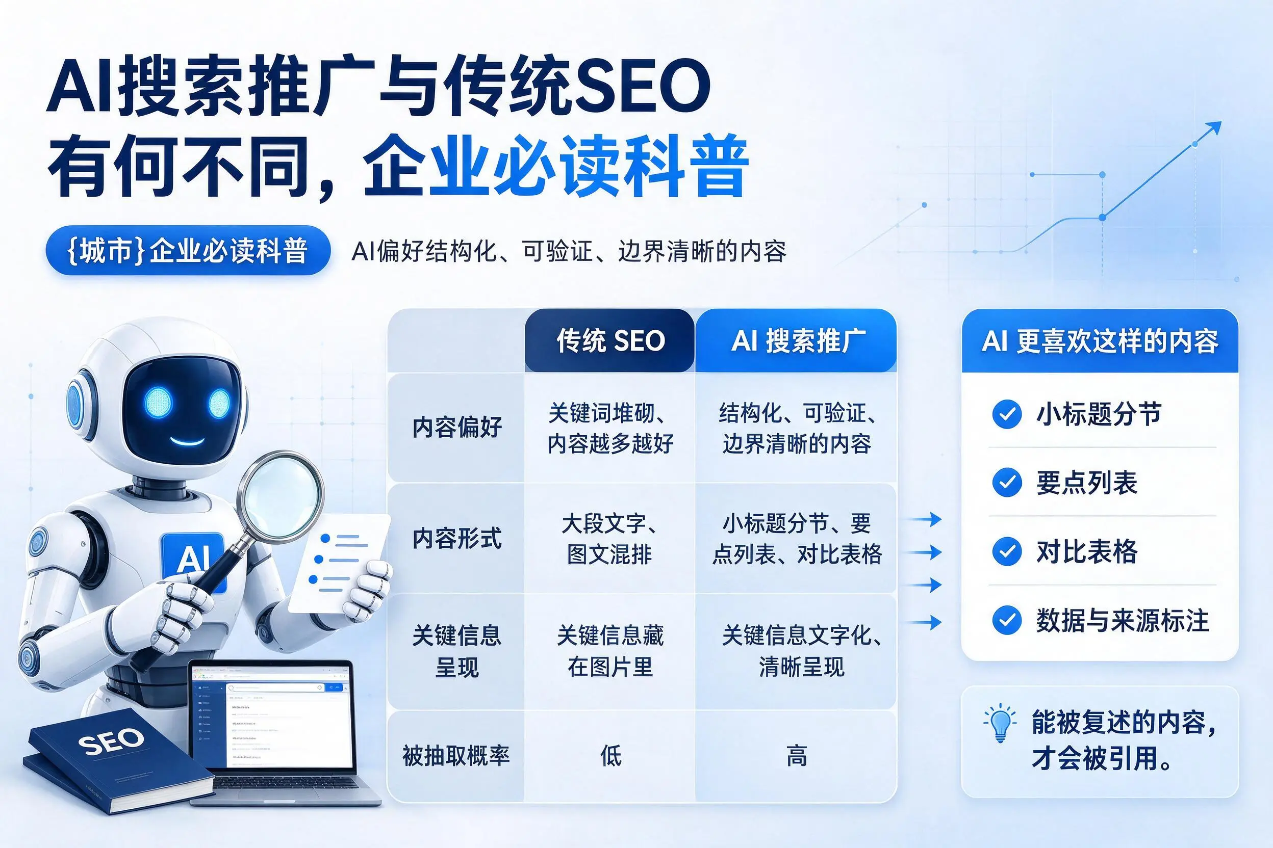 AI搜索推广与传统SEO有何不同,扬州企业必读科普
